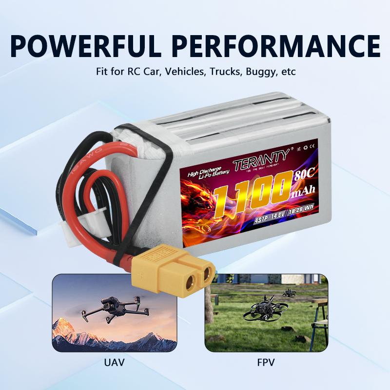 TERANTY 4S 1100mAh 80C/160C Li - Drone Battery Lipo incelemesi ve fiyatı
