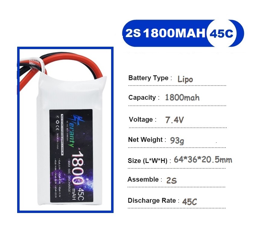 2 adet 7.4V Lipo 2S pil 1500ma - Drone Battery 4S incelemesi ve fiyatı