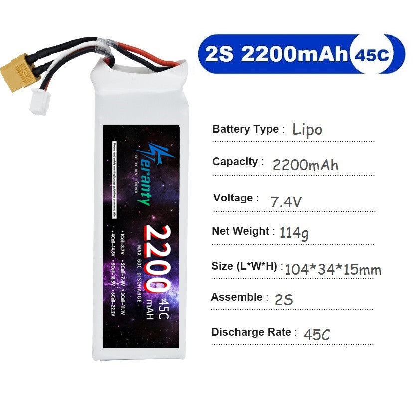 2 adet 7.4V Lipo 2S pil 1500ma - Drone Battery 4S incelemesi ve fiyatı